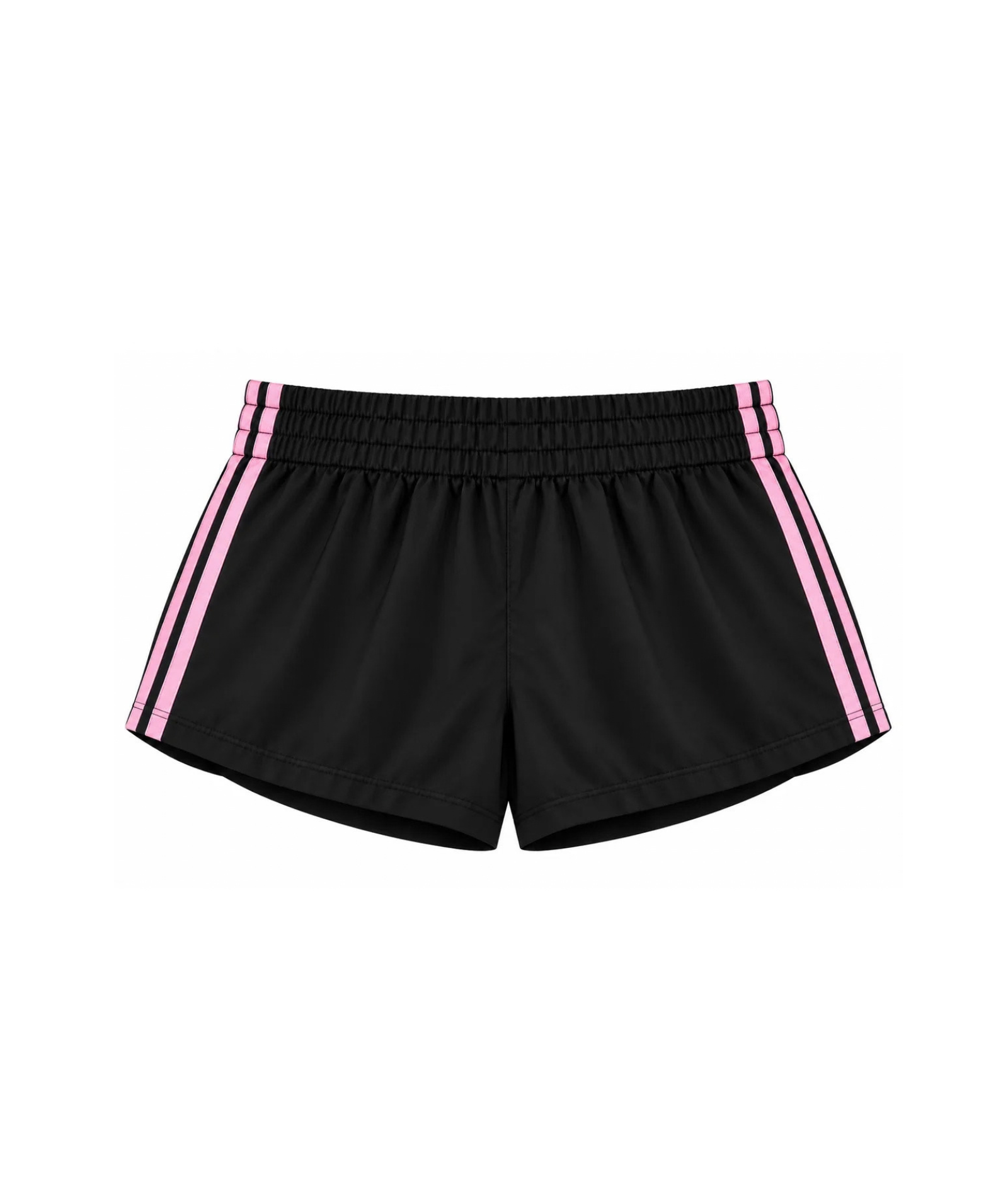 Katie J NYC Girls Jordyn Shorts Black/Pale Pink