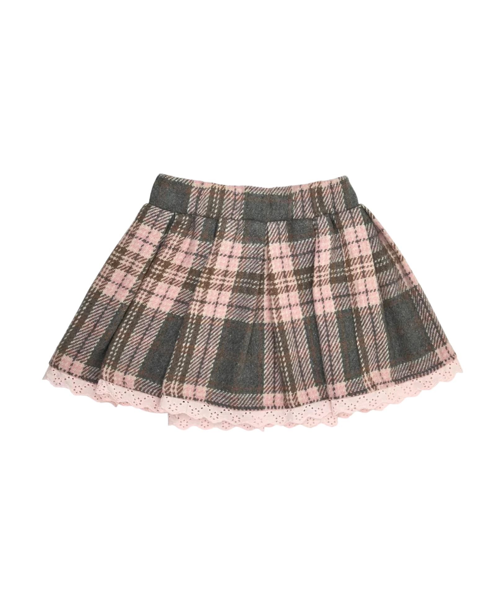 Mini Dreamers Girls Sloane Plaid Skirt