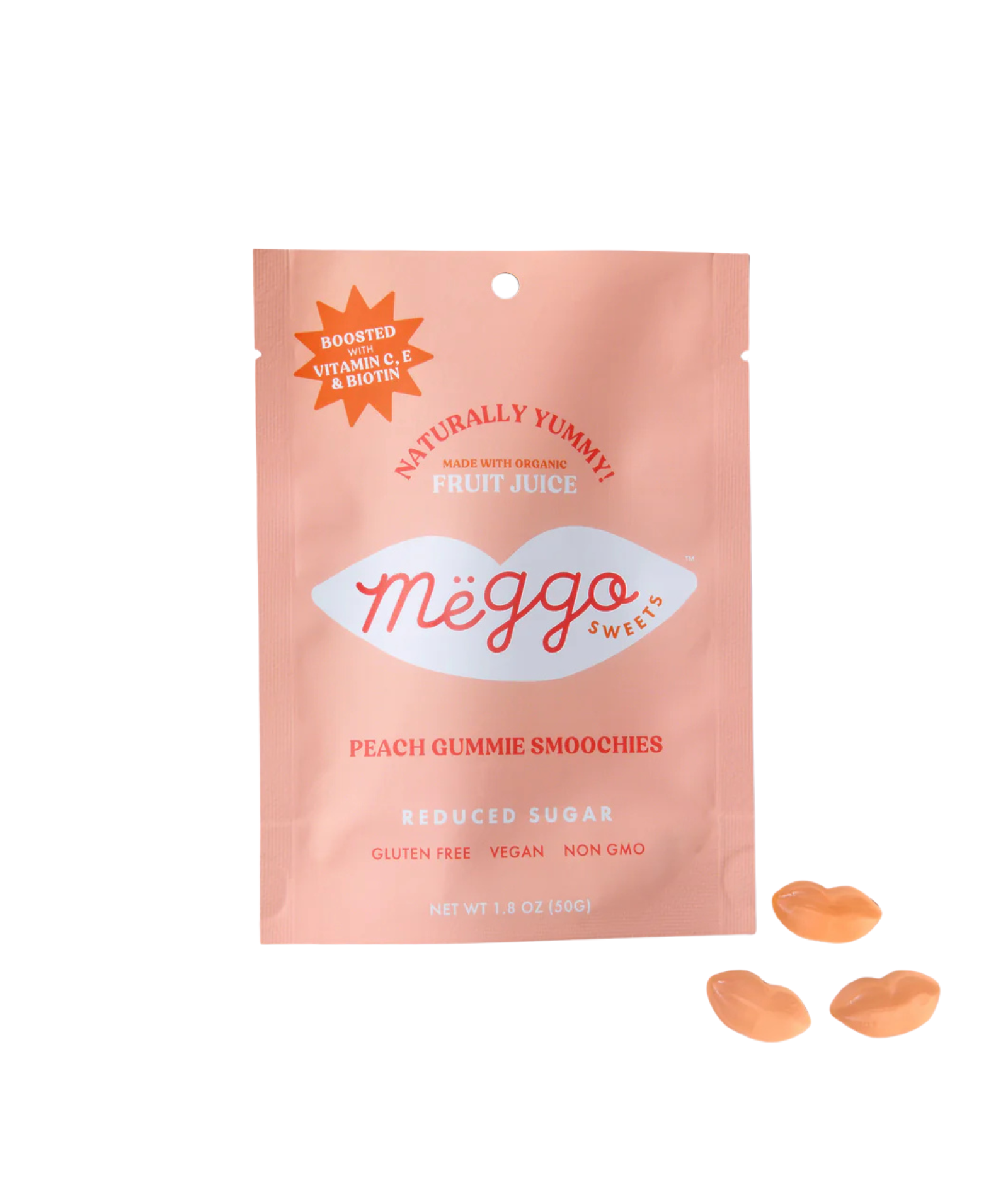 Meggo Sweets Gummy Smoochies Accessories Frankie's Exclusives Peach