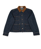 8apart Women Catherine Contrast Collar Denim Jacket Womens Casual Tops 8apart Denim Juniors/Women S