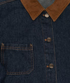 8apart Women Catherine Contrast Collar Denim Jacket Womens Casual Tops 8apart