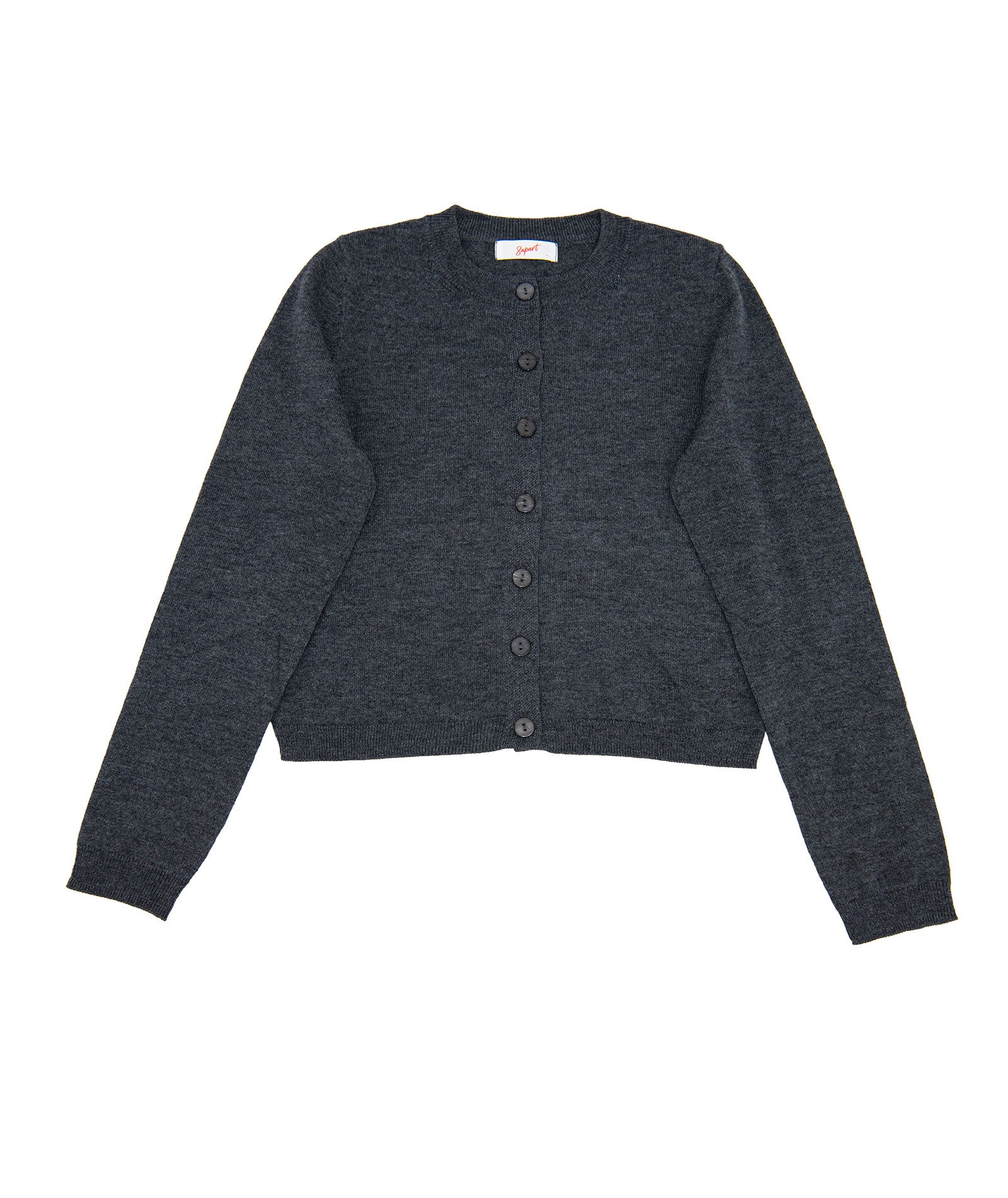 8apart Women Leslie Cardigan Womens Casual Tops 8apart Charcoal Juniors/Women S