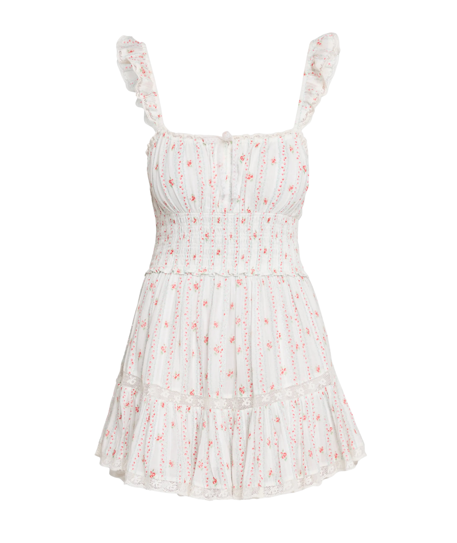 Love Shack Fancy Women Maralina Dress Poppy Red Womens Casual Dresses Love Shack Fancy Floral Juniors/Women XXS