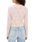 Love Shack Fancy Women Veronika Cardigan Milk Rose Womens Casual Tops Love Shack Fancy