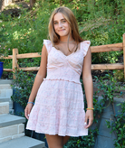 Love Shack Fancy Women Finny Dress Apple Blossom Womens Casual Dresses Love Shack Fancy Pink Juniors/Women XXS