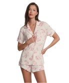 Eberjey Women Gisele Relaxed Shorts Pink Rose Garden Cameo Accessories Eberjey Floral Juniors/Women XXS