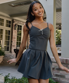 FBZ Girls Carine Gabardine Bow Dress Girls Special Dresses FBZ Flowers By Zoe