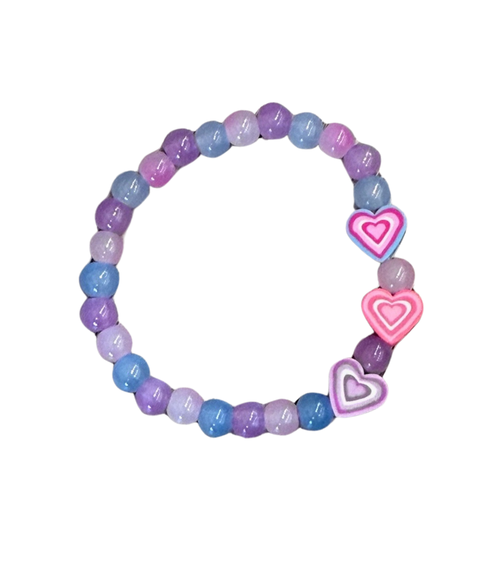 Arm Candy Sweethearts Ombre Bead Bracelet Jewelry - Young Cori's Arm Candy Pink