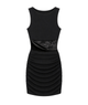 Katie J NYC Juniors Ayla Dress Womens Casual Dresses Katie J NYC Black Juniors/Women XS