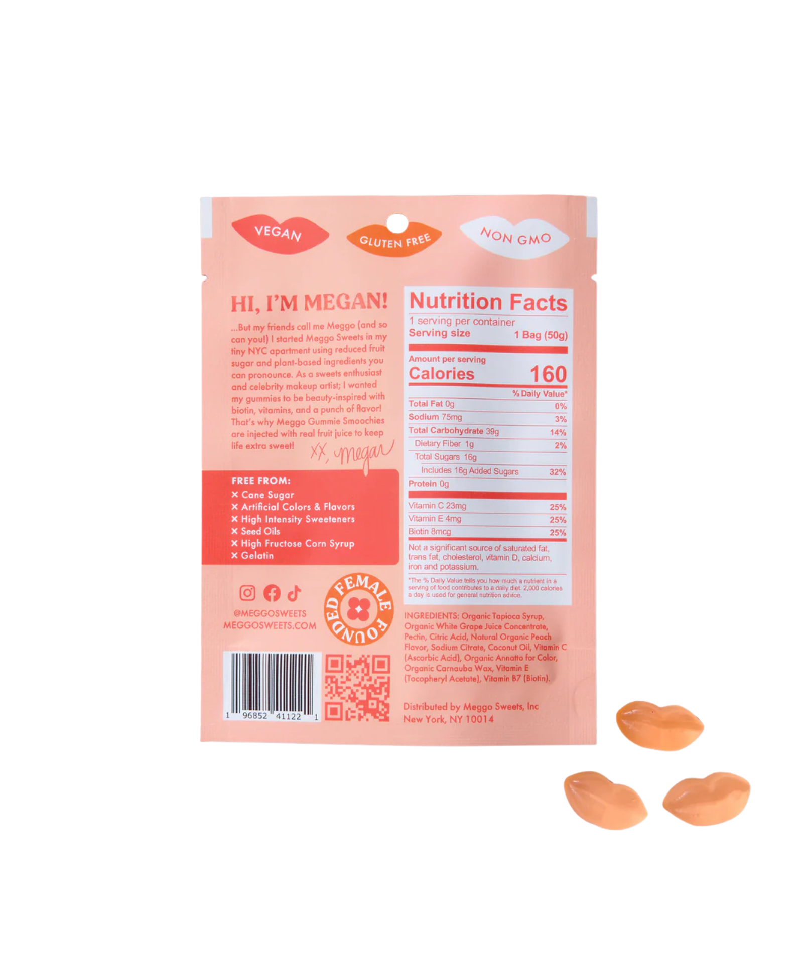 Meggo Sweets Gummy Smoochies Accessories Frankie's Exclusives