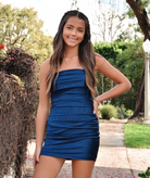 8apart Women Shira Glitter Mini Dress Womens Casual Dresses 8apart