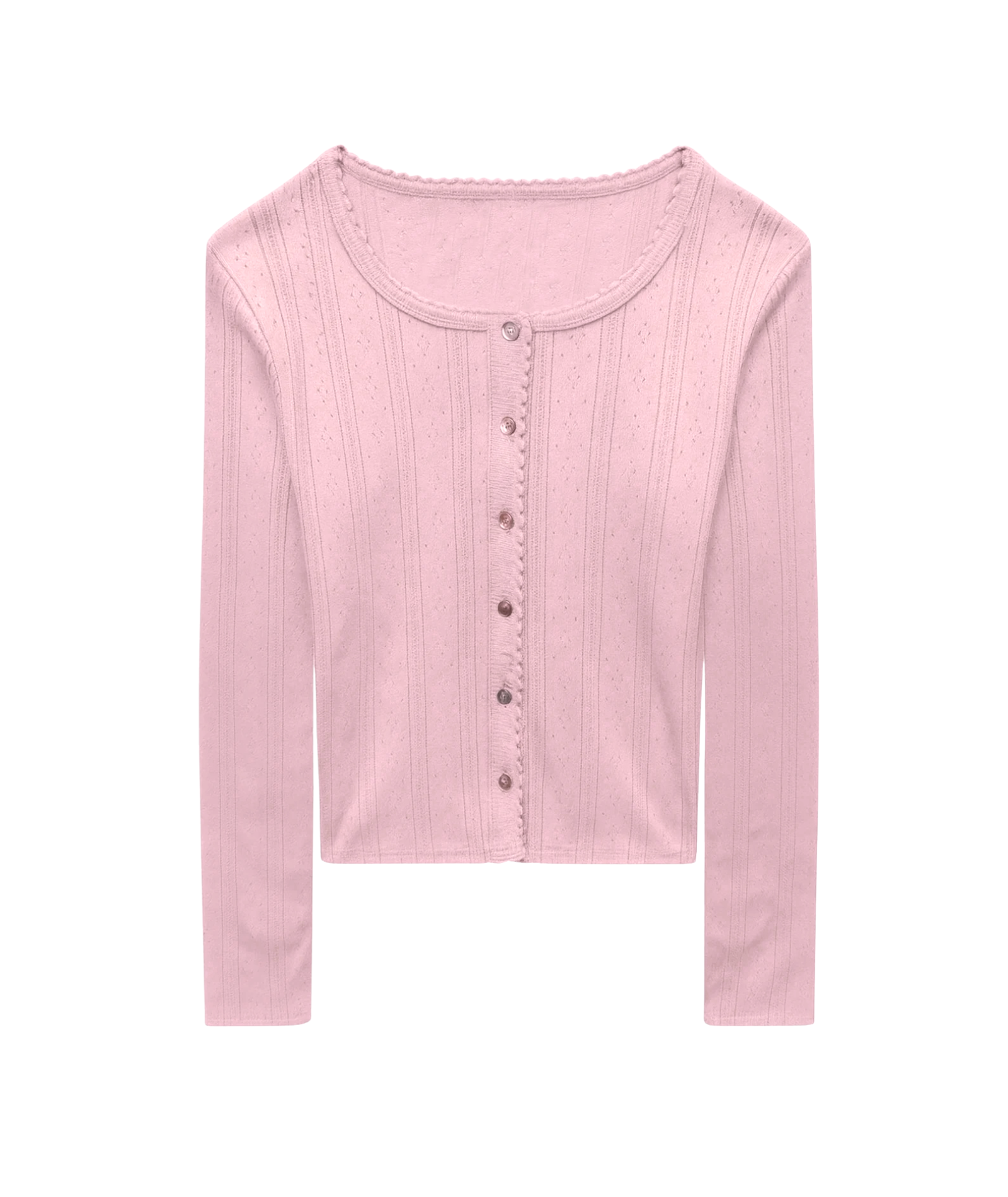 Katie J NYC Girls Marina Cardigan Girls Casual Tops Katie J NYC Pale Pink Y/S (7/8)