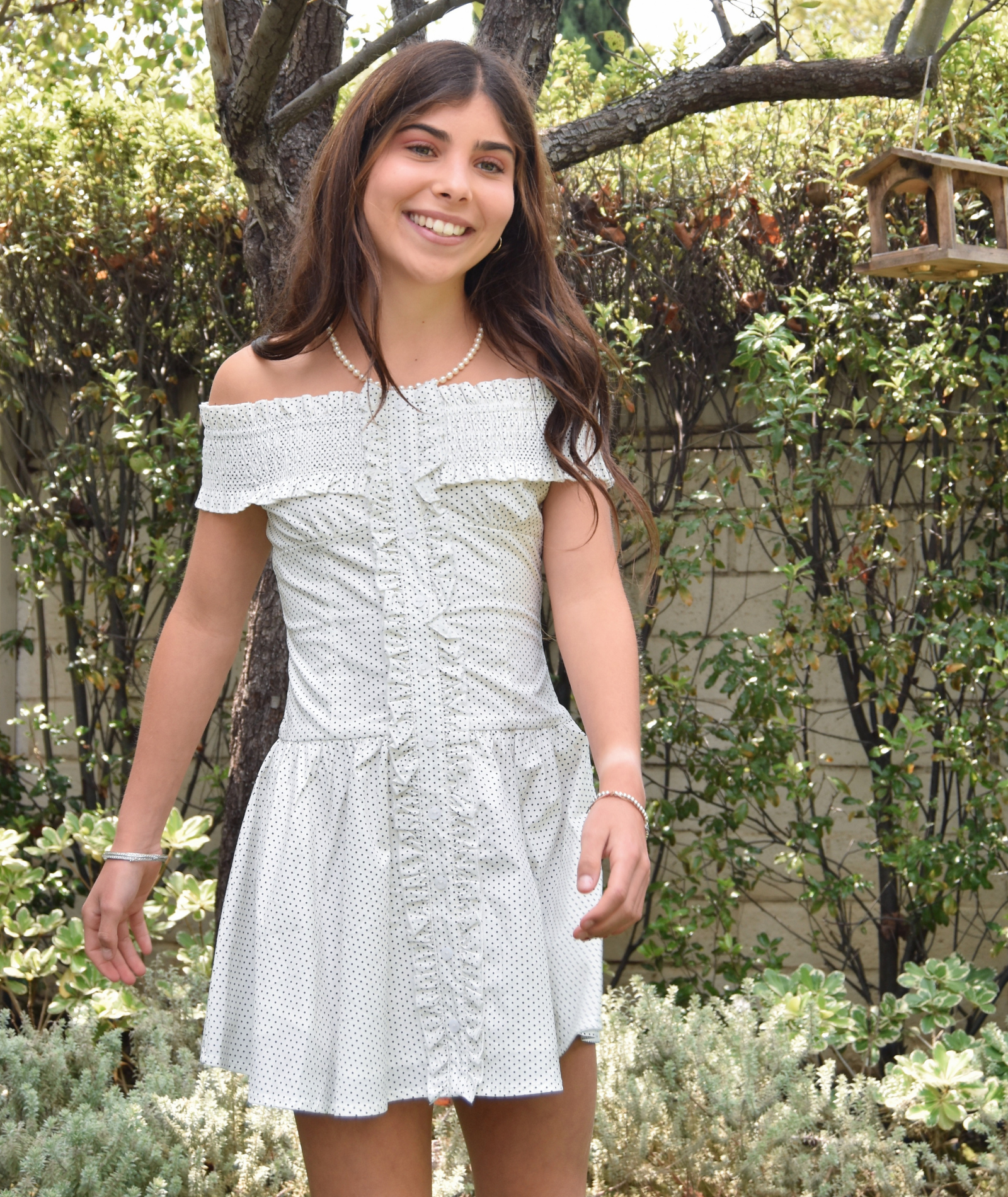 Katie J NYC Girls Callum Polkadot Dress Girls Casual Dresses Katie J NYC