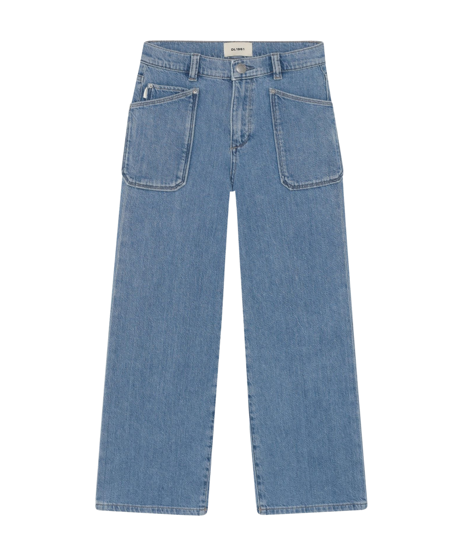 DL1961 Girls Lily Skyfade Aura Wide Leg Jeans