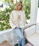 8apart Women Thea Teddy Bear Sweater Womens Casual Tops 8apart