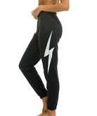 Aviator Nation Women Bolt Sweatpants Womens Casual Bottoms Aviator Nation Charcoal Juniors/Women XS