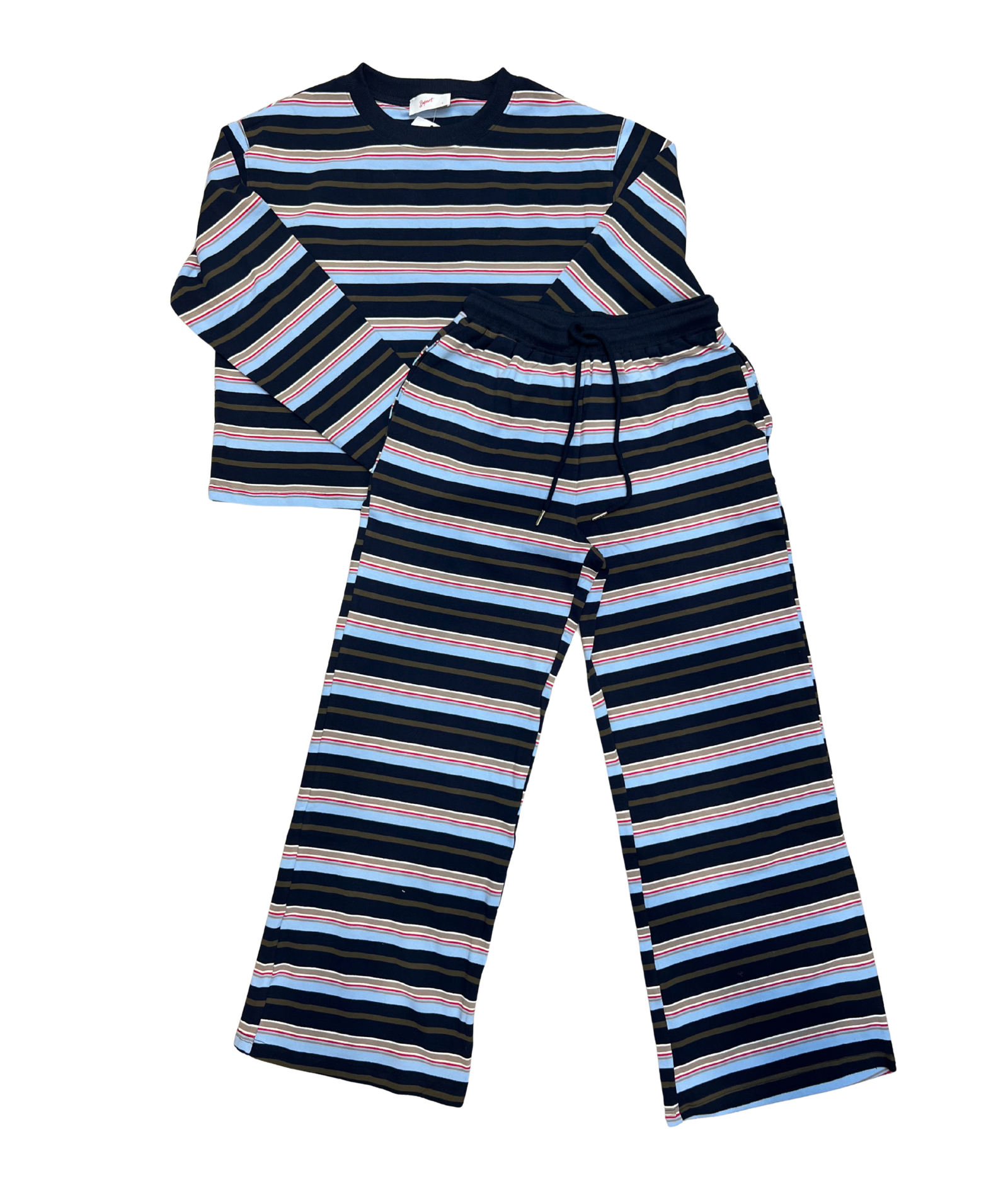 8apart Women Broadmoor Striped Lounge Set