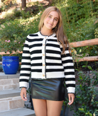 8apart Women Jayne Striped Cardigan Womens Casual Tops 8apart