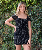 Cheryl Creations Girls Karolina Polka Dot Dress Girls Special Dresses Cheryl Creations Black Y/S (7/8)