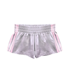 Katie J NYC Girls Jordyn Shorts Grey/Pink Girls Casual Bottoms Katie J NYC Grey Y/S (7/8)