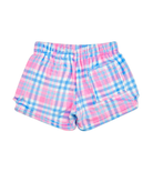 Theme Classic Pink Plaid Plush Shorts Accessories iScream