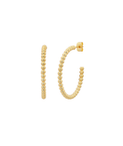 TAI Medium Gold Ball Hoops Jewelry - Trend TAI Gold