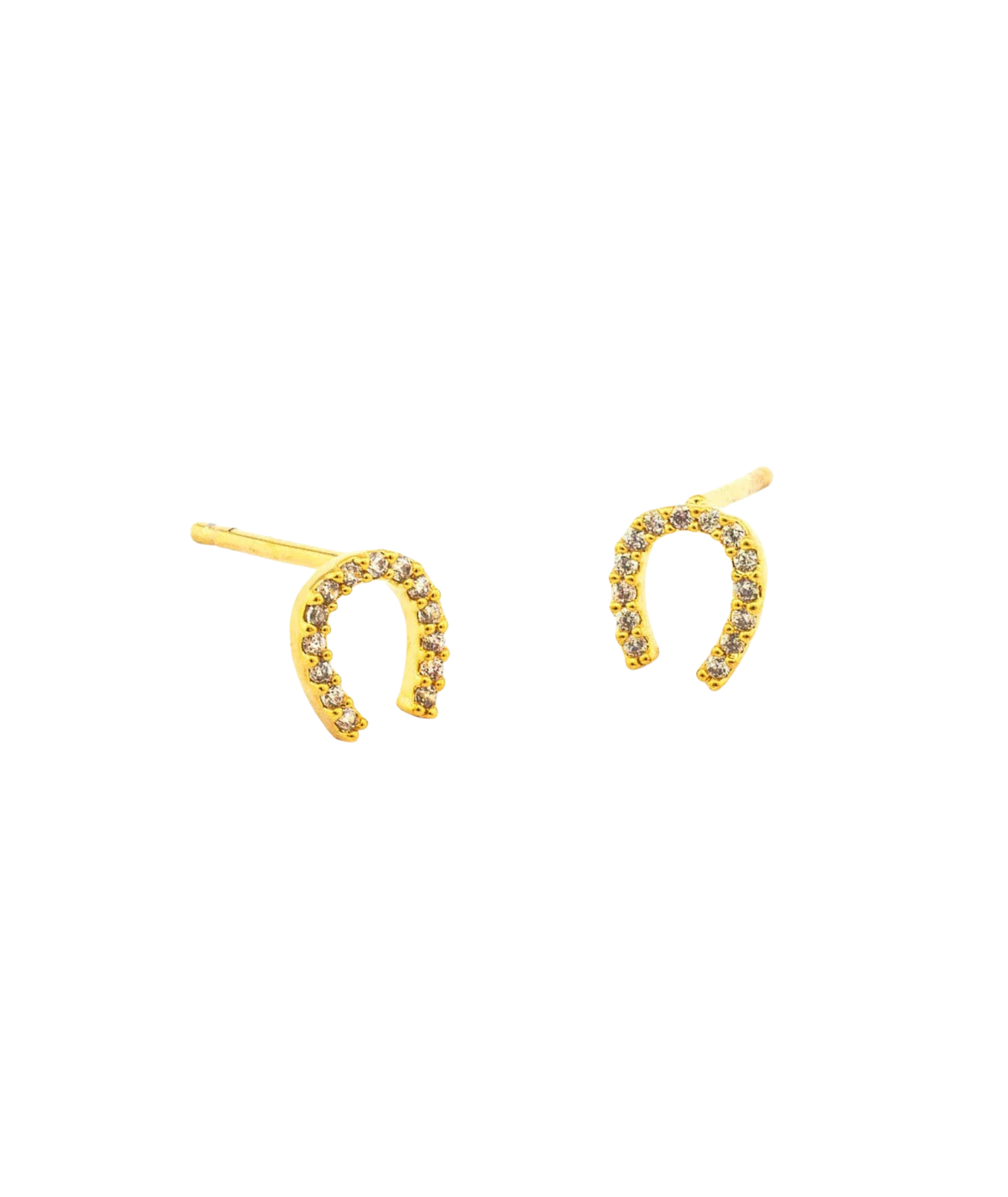 TAI CZ Mini Horseshoe Studs Jewelry - Trend TAI Gold