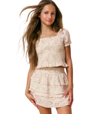 Love Shack Fancy Girls Billie Skirt Magnolia Girls Special Bottoms Love Shack Fancy