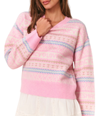 Love Shack Fancy Women Emberly Pullover Peach Dream Womens Casual Tops Love Shack Fancy