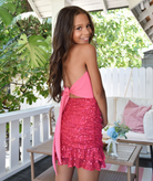 Gold Rush NYC Girls Ophelia Sequin Dress Girls Special Dresses Gold Rush NYC