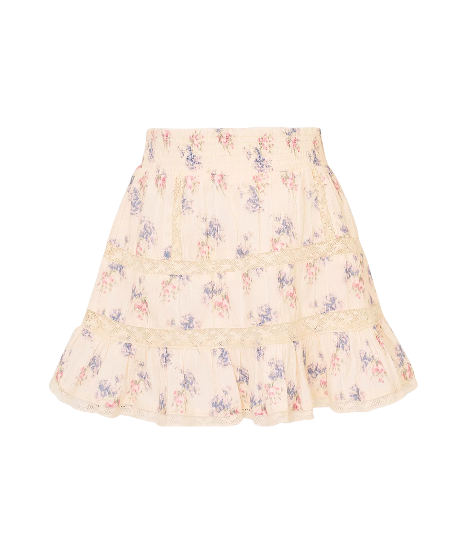 Love Shack Fancy Tween Bradie Skirt Antique Vanilla