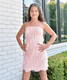 8apart Women Ever Ruffle Tube Mini Dress Womens Casual Dresses 8apart