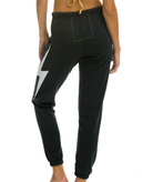 Aviator Nation Women Bolt Sweatpants Womens Casual Bottoms Aviator Nation