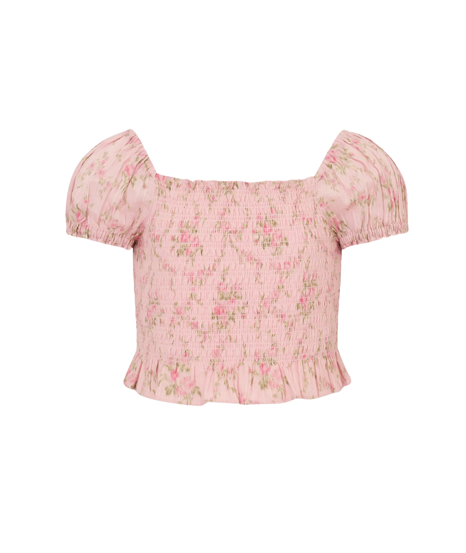 Love Shack Fancy Tween Fabielle Top Spiced Camellia