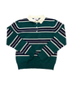 8apart Women Hunter Striped Collar Sweater