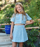 Mini Dreamers Girls Olivia 3-Piece Set Girls Special Dresses Mini Dreamers Light Blue Y/6