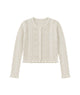 Theme Girls Ayla Cardigan Pointelle Knit Hearts
