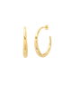 TAI Thin to Thick Medium Gold Hoops Jewelry - Trend TAI Gold