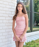 Gold Rush NYC Girls Ophelia Sequin Dress Girls Special Dresses Gold Rush NYC Petal Pink Y/S (7/8)