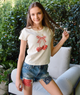 Katie J NYC Girls Malibu Classic Red Bandana Pocket Jean Shorts Girls Denim Katie J NYC Denim Y/S (7/8)