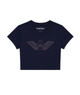 Katie J NYC Girls Angel Baby Tee Girls Casual Tops Katie J NYC Evening Blue Y/S (7/8)