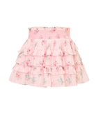 Love Shack Fancy Tween Billie Skirt Eau De Rose Girls Casual Bottoms Love Shack Fancy Floral Y/S (7/8)