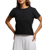 Perfect White Tee Women Lisa Recycled Cotton Slim Crew Tee Womens Casual Tops Perfect White Tee