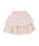 Love Shack Fancy Women Ruffle Mini Skirt Antique Vanilla