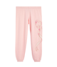 Katie J NYC Girls Dylan Bow Sweatpants Pale Pink/Rose Floral
