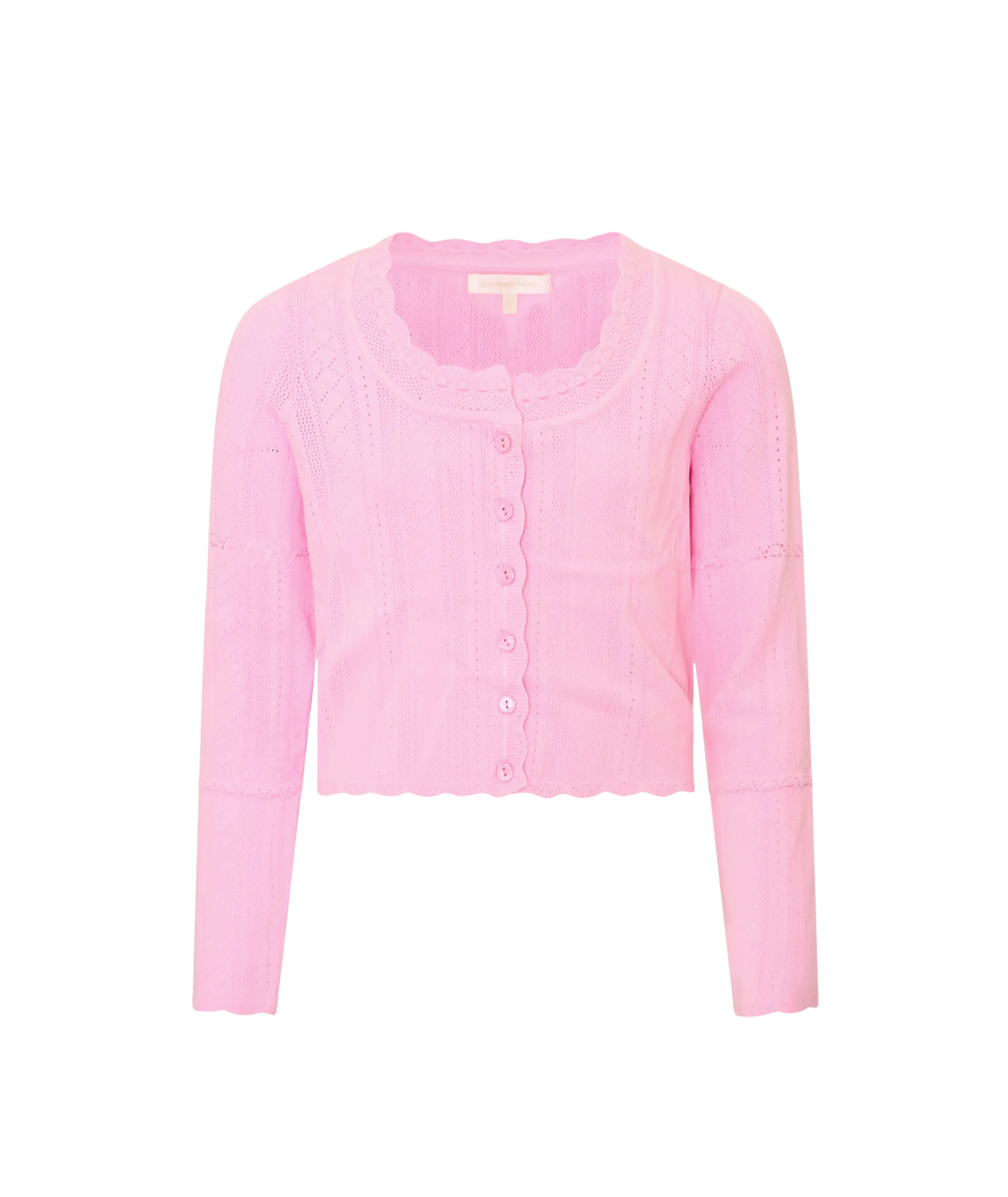 Love Shack Fancy Tween Gemna Cardigan Candy Floss Pink