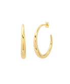 TAI Thin to Thick Large Gold Hoops Jewelry - Trend TAI Gold