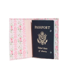 Love Shack Fancy Passport Case Pink Macaroon Accessories Love Shack Fancy