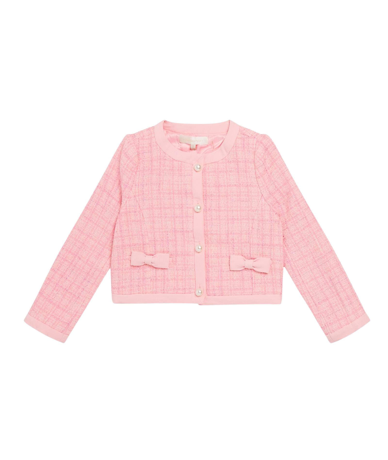Love Shack Fancy Tween Palomina Jacket Pink Hibiscus
