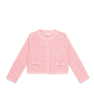 Love Shack Fancy Tween Palomina Jacket Pink Hibiscus Girls Special Tops Love Shack Fancy Pink Y/S (7/8)